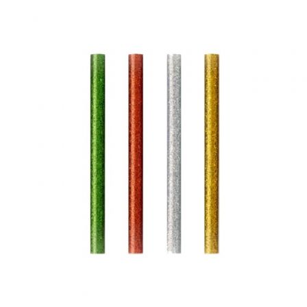 FIXO Cola Termofusible en Barra Glitter Blister de 12 unidades